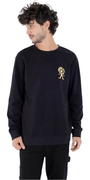 2026 Hurley Mens Dancer Crew MFTEU990009 - Black